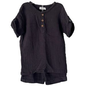 Jamie Kay Navy Sammie Top & Lily Shorts Set Size 5